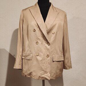 Lauren by Ralph Lauren Black Label Tan Blazer NWT